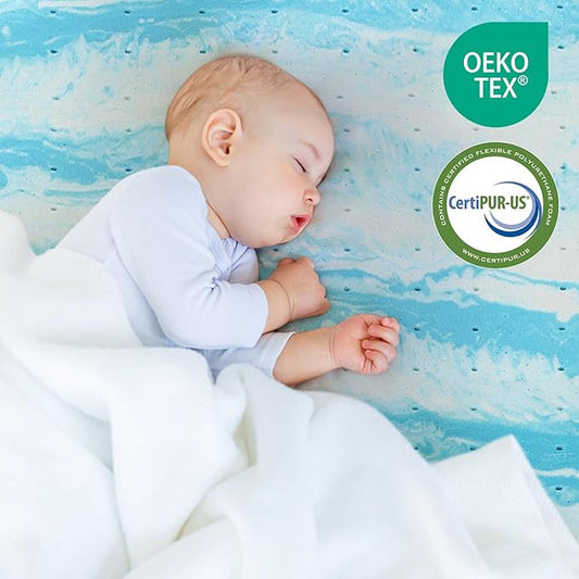 AuraSleep™ Cooling Gel Memory Foam Topper – Comfort Meets Support